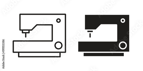 sewing machine icon. Vector Isolated Illustration for web design.
