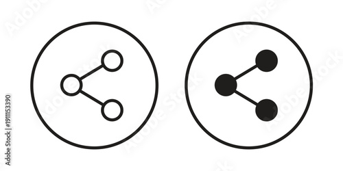 Share icon. Vector Isolated Illustration for web design.