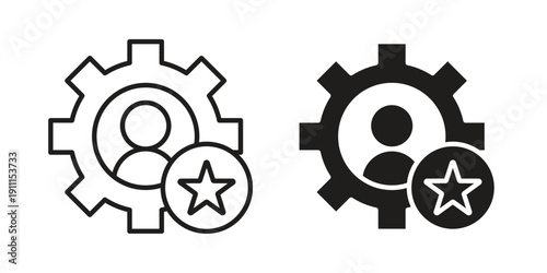 Skills icon. Vector Isolated Illustration for web design.