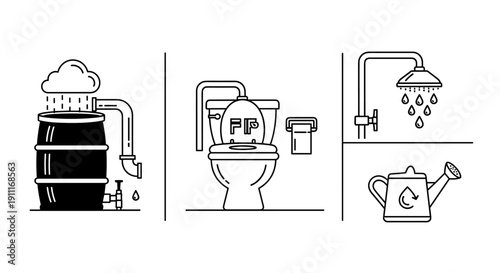 Water Conservation and Reuse System for Sustainable Living.