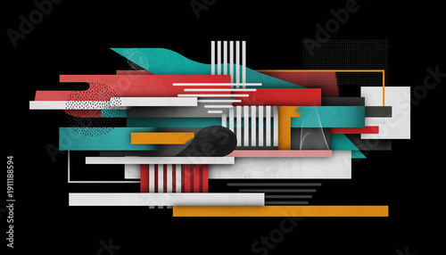 abstract background with colorful stripes