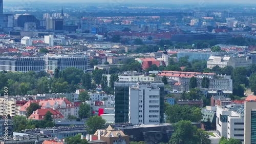 Metropolitan Horizon: 3x Telephoto Panorama of Wrocław and the Sky Tower
