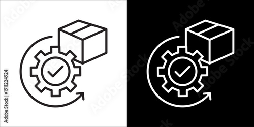 Productivity Icon Sheet Black And White