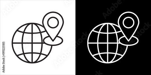 Ip Address Icon Sheet Black And White