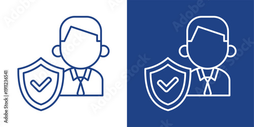 Integrity Blue And White Icon Style Collection