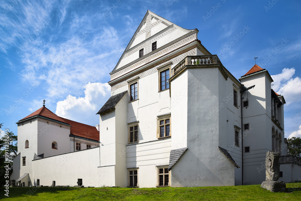 Fototapeta premium Castle in Szydlowiec. Gothic-Renaissance residence, Mazovia, Poland.