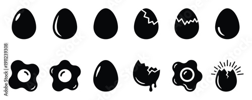 Set of egg chicken egg breakfast organic food nature farm raw yolk shell cooking healthy