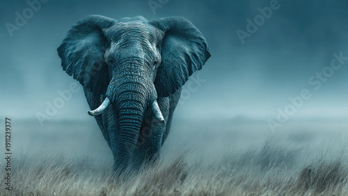 a colorfull elephant