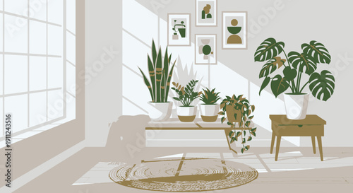 Indoor Plants in Modern Home Decor.