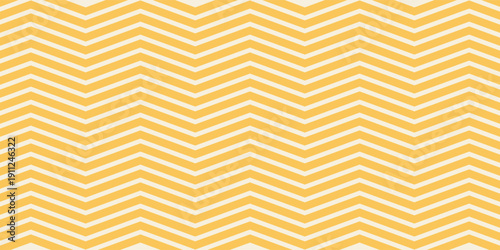 Abstract yellow and white chevron zigzag seamless pattern for backgrounds and textile design.