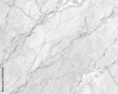 White Carrara Marble Texture Background with Elegant Grey Veins