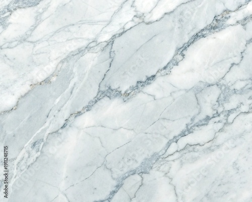 White Carrara Marble Texture Background with Elegant Grey Veins