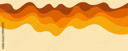 Zebra groovy Y2K orange color wave.