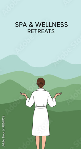 Serene Spa And Wellness Retreats Amidst Gentle Mountain Peaks