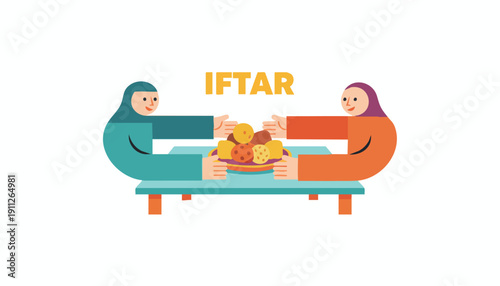 Representation of community outreach and workplace diversity celebrating the spirit of Ramadan Iftar