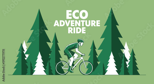 Eco Adventure Bike Ride Through Lush Green Forests A Celebration Of Nature