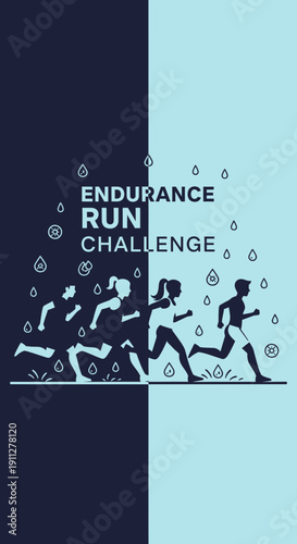 Endurance Run Challenge Dynamic Sports Event Design