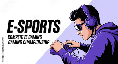 Esports Championship: A Gamer's Intense Focus on Competitive Virtual Gaming Success