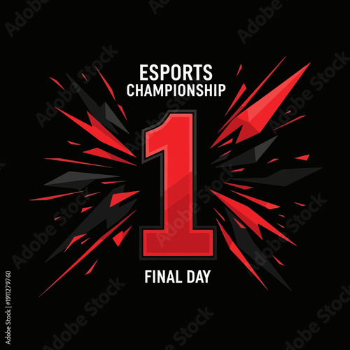 Esports Championship Final Day Celebration of Victory and Achievement