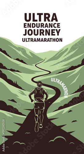 Extreme Ultramarathon Challenge Through Serene Mountainous Terrain