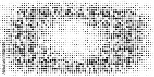 Background with monochrome dotted texture. Polka dot pattern template. vector ilustration eps 10