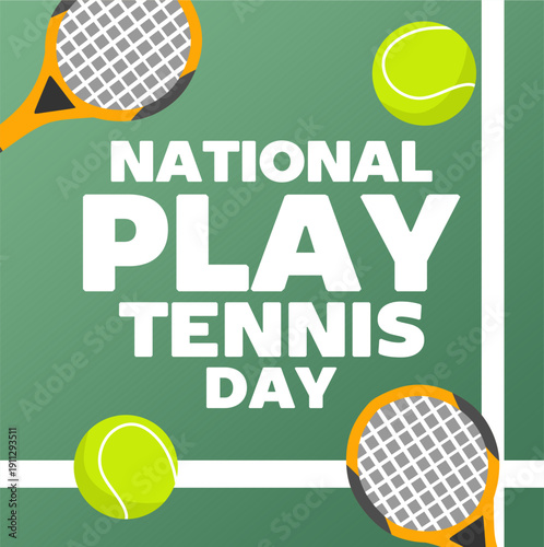 National Play Tennis Day for tennis lovers