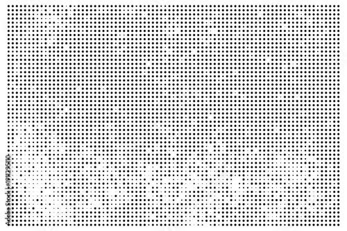 Black and white dotted halftone background