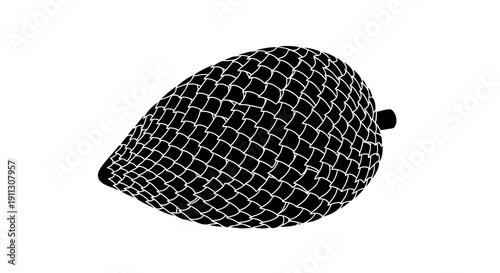A black baseball cap covered in a netting material with a button on top.