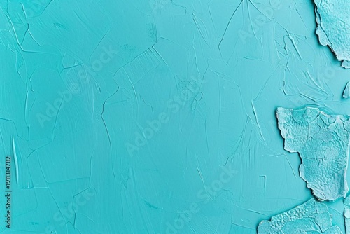 blue painted wall