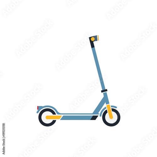Modern Electric Scooter Illustration