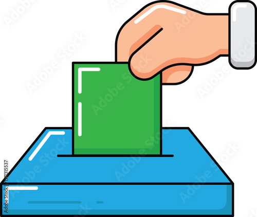design Hand Voting illustration icon 