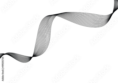 black and white ribbon