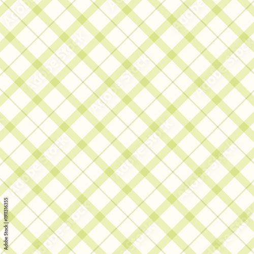 春らしいイエローグリーンのシンプルで使いやすいアーガイル柄背景パターン