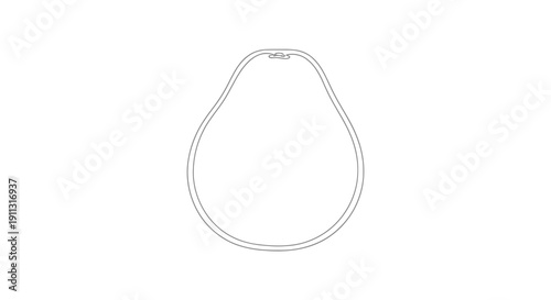 A simple chain necklace with a clasp is illustrated in a minimalist style on a white background.