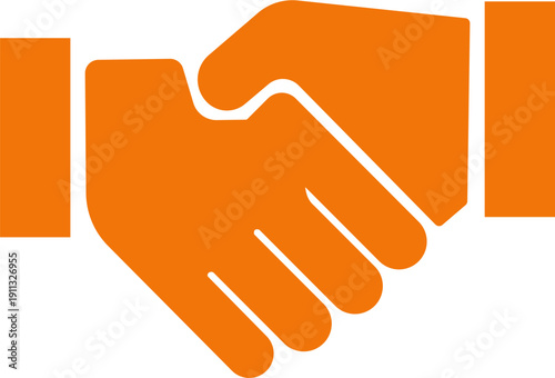 Handshake icon symbolizing partnership and agreement.