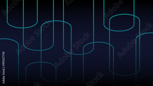 Abstract technological background featuring intricate teal lines forming a complex network of digital connections, representing data flow and modern communication systems
