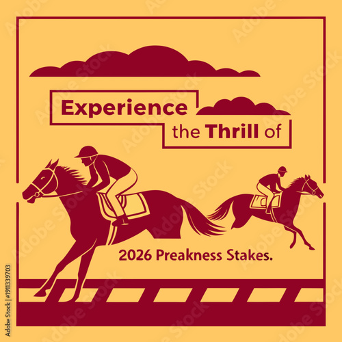 Get Your Tickets: Promotional Poster for the 2026 Preakness Stakes