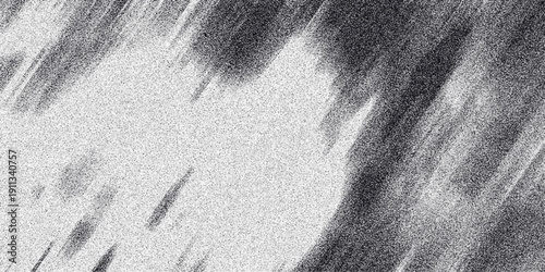 Dynamic abstract grayscale background with diagonal streaks and granular texture, conveying a sense of movement and artistic expression for contemporary design projects and visual art