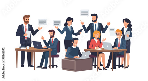 Business Team Celebrating Success Together.