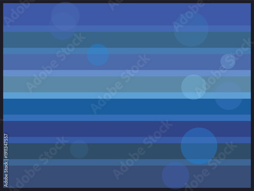 Blue toned geometric pattern with stripes and circles on modern digital background