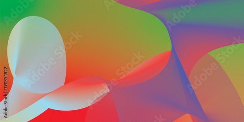 Azure navy blue and red abstract shape grainy gradient background with black backdrop and noisy texture for wide banner poster and header design