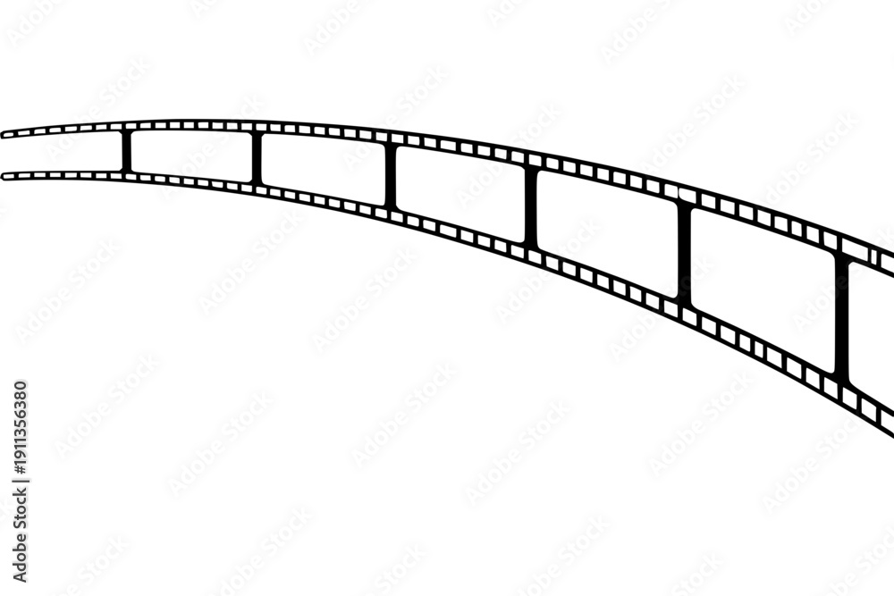 Fototapeta premium Simple Film Strip Design