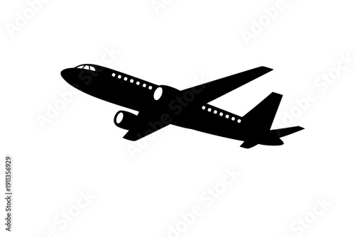 Simple Plane Silhouette