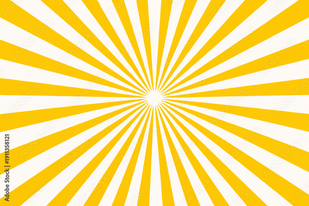 Obraz premium Simple Yellow Burst Design