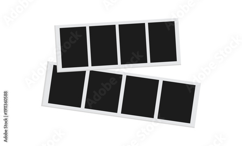 photobooth frame border album empty frame illustration clipart