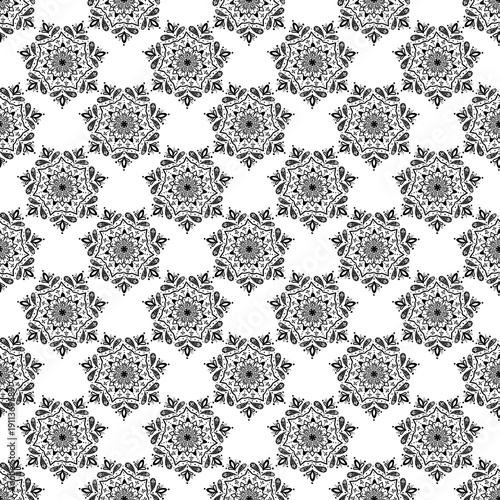 seamless damask pattern