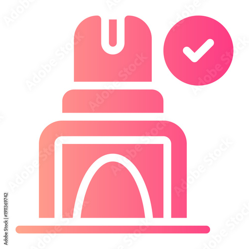 pepper spray gradient icon