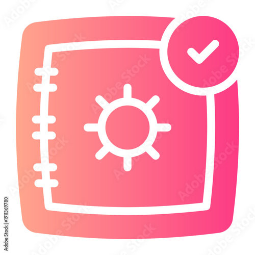 safe box gradient icon