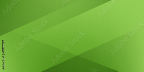 Abstract green overlap background template with triangle papercut pattern.