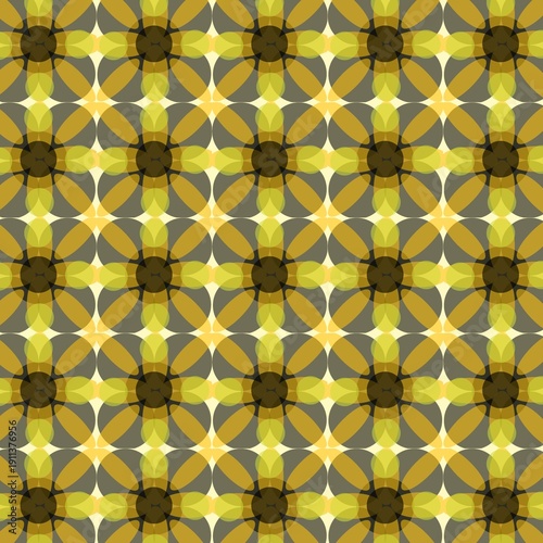 Seamless pattern with leaves